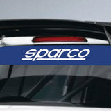 Rear window sticker Sparco