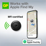 GP eTag Smart Tracker black 1-pac