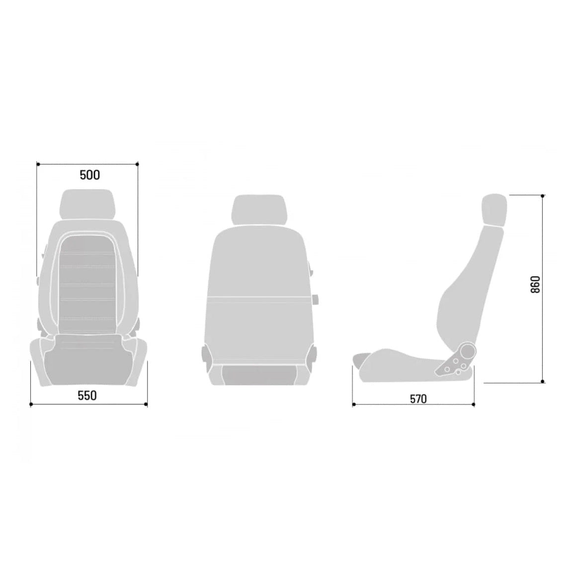 Racing Seat Sparco GT Black