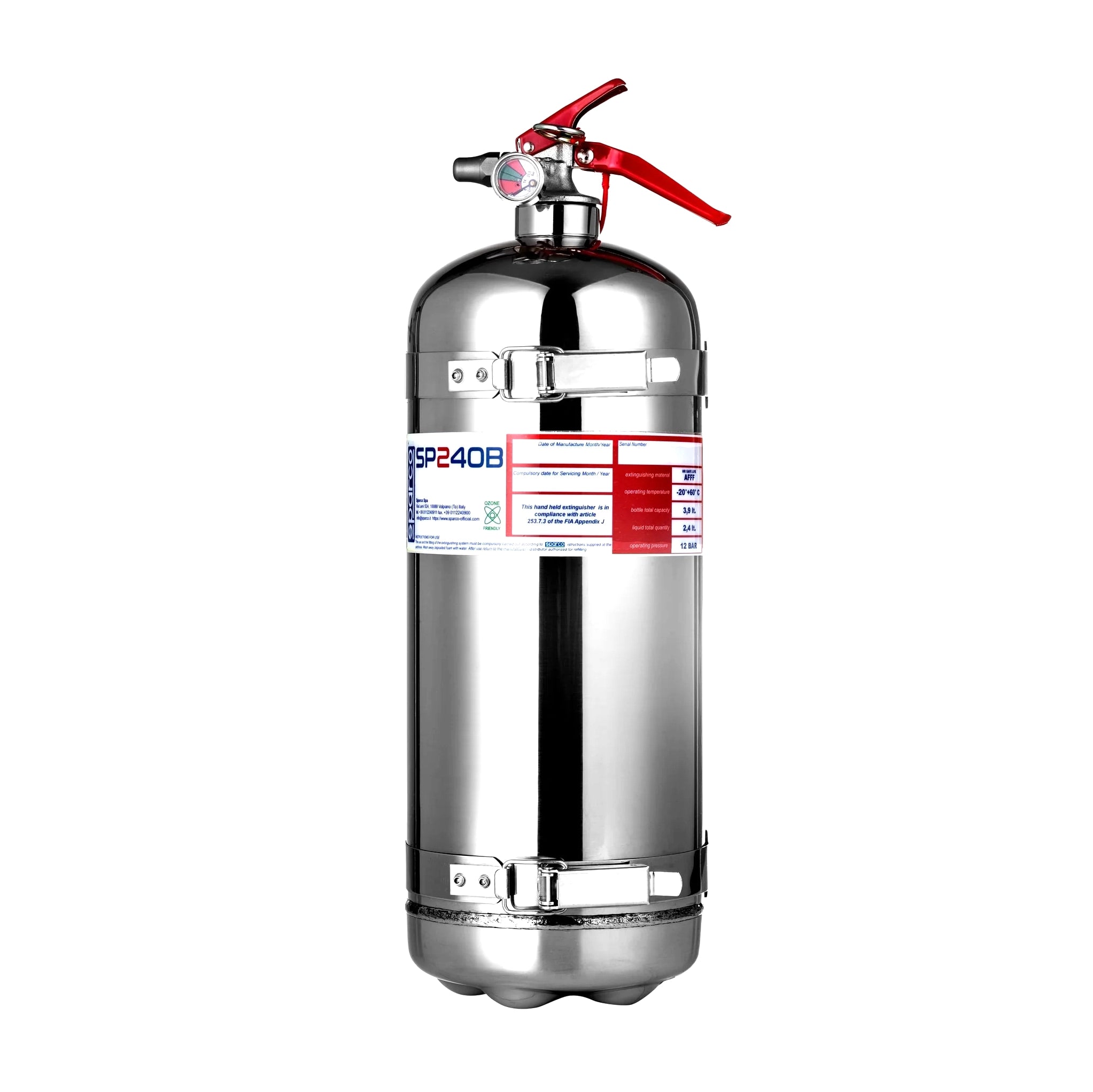 Fire Extinguisher System Handheld Foam AFFF 2,4L