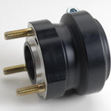 Rear hub 50mm x 65 black Aluminium