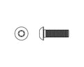Allen key screw 6 x 16 Rounded Head