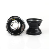 Frontwheel for hub, 2pcs 110 mm aluminium black, AMV