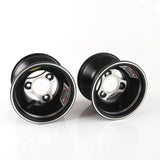 Frontwheel for hub, 2pcs 110 mm aluminium black, AMV