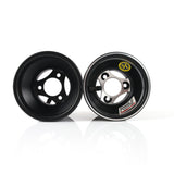 Frontwheel for hub, 2pcs 110 mm aluminium black, AMV