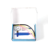 Carburettor testing unit blue