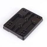 Flat Engine plate adjustable engine mount Aluminium Black