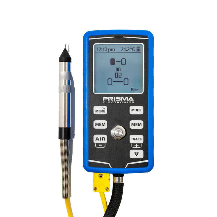 Lufttrycksmätare IR + Däcknål-Pyrometer Prisma HPM 5