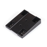 Engine mounting plate adjustable mount aluminium Black