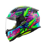 Junior Helmet LS2 FF812 Kid Svent Blue/Green