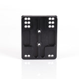 Flat Engine plate adjustable engine mount Aluminium Black