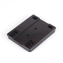 Flat Engine plate adjustable engine mount Aluminium Black