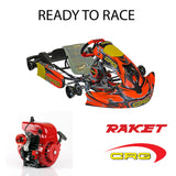 Race Ready CRG Black Mirror + Raket 95 Cadetti