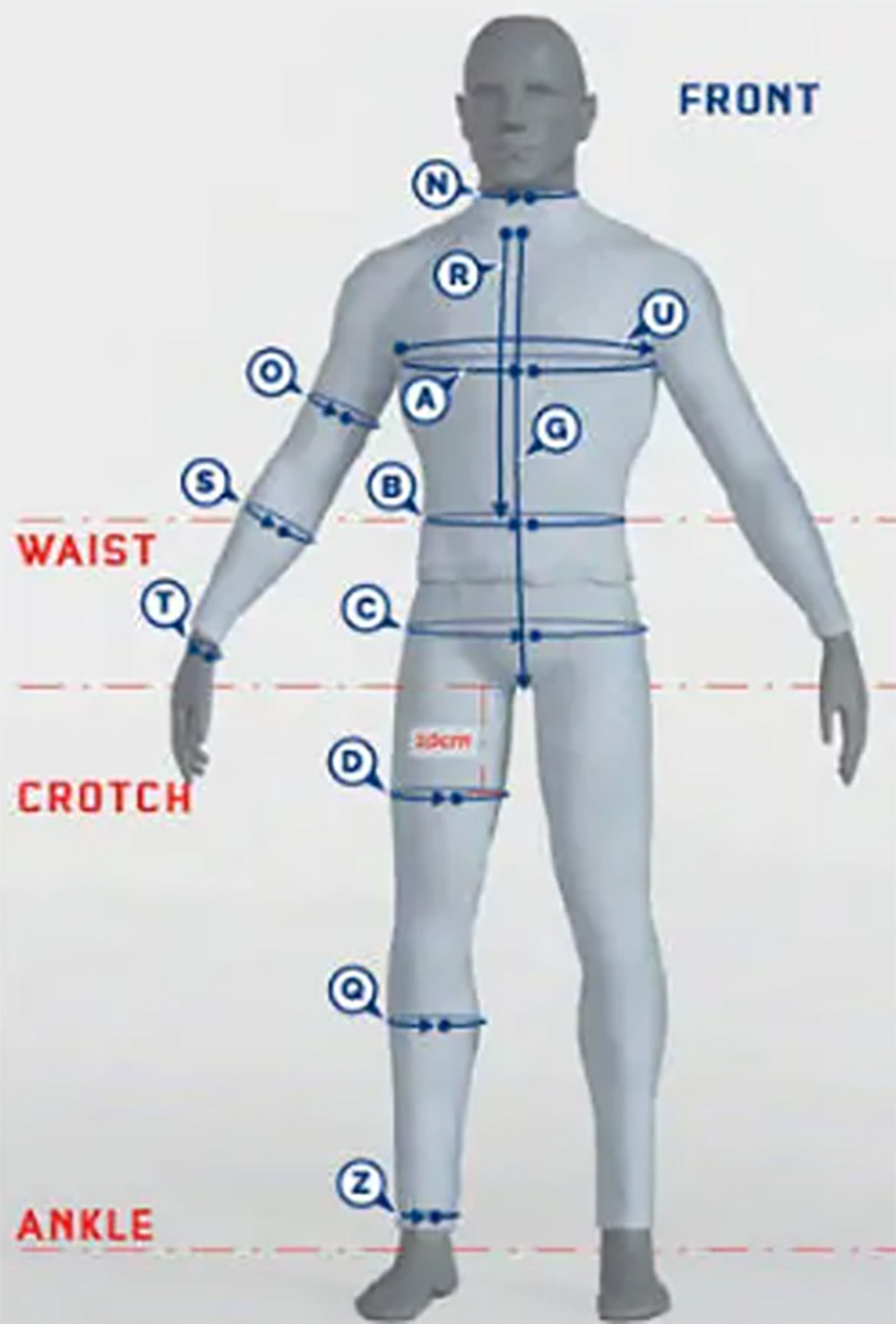 Sparco Underwear Size Guide