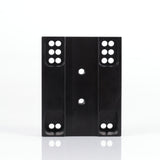 Engine mounting plate adjustable mount aluminium Black