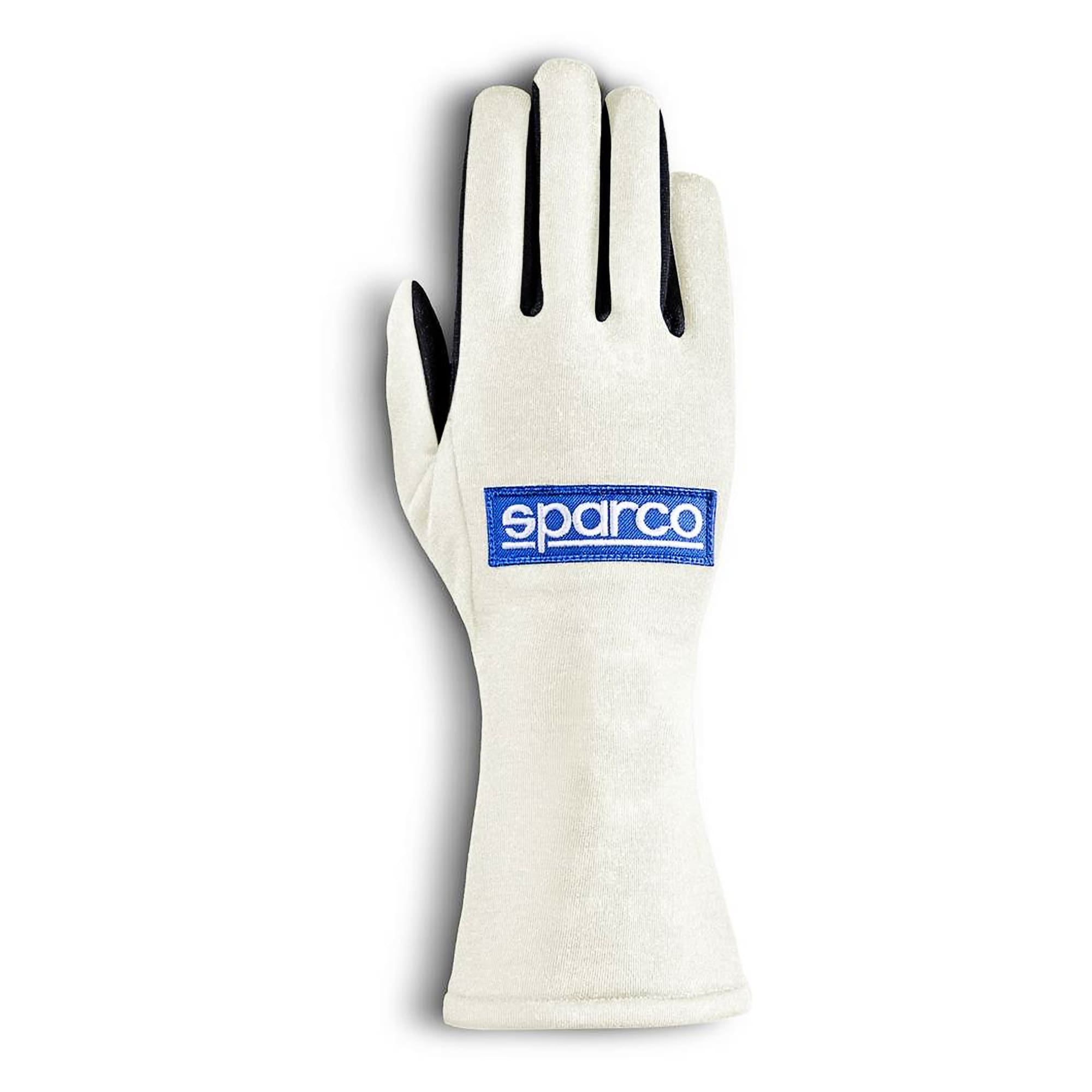 Racing Gloves Sparco Land Classic White
