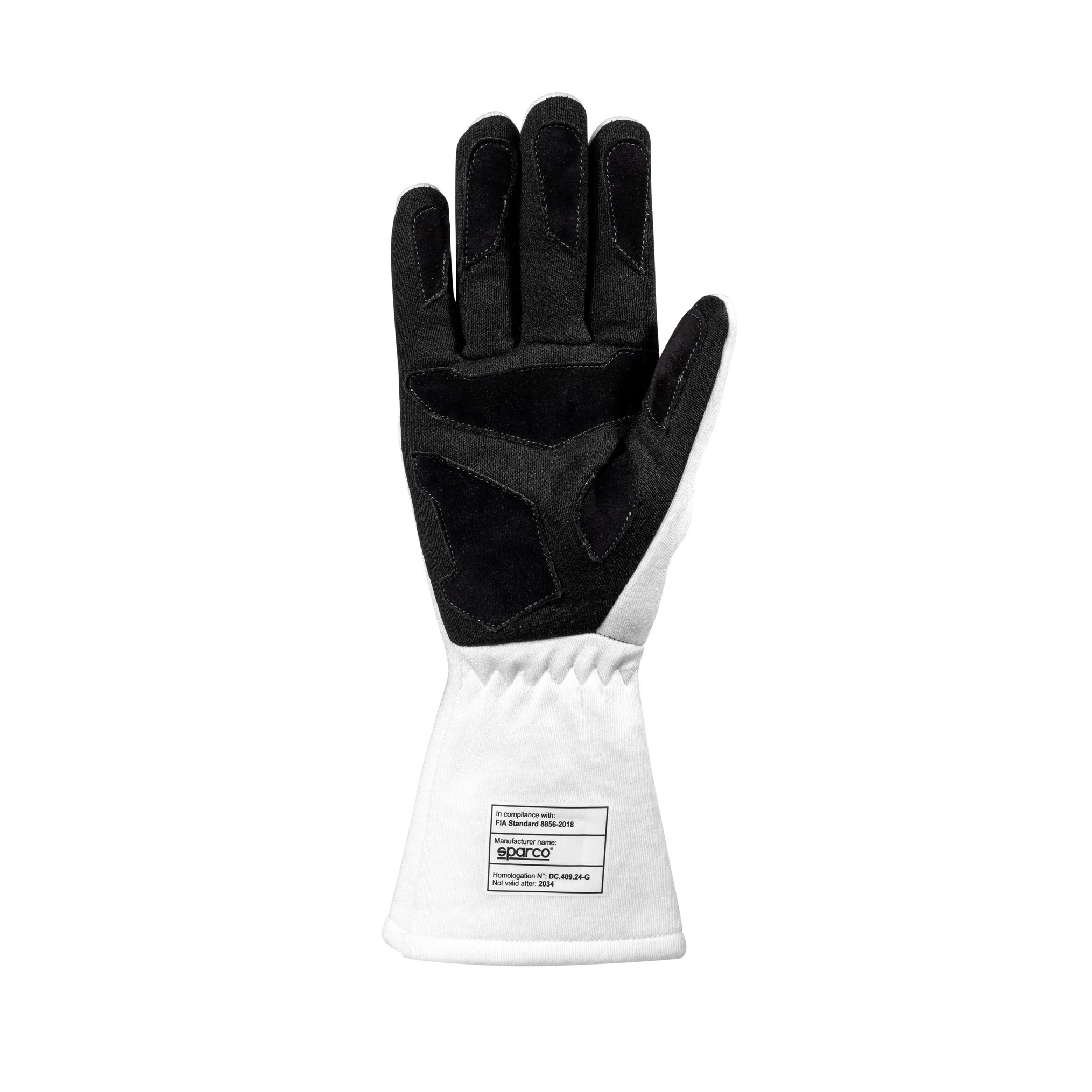 Gloves Sparco Land Classic Martini Racing White