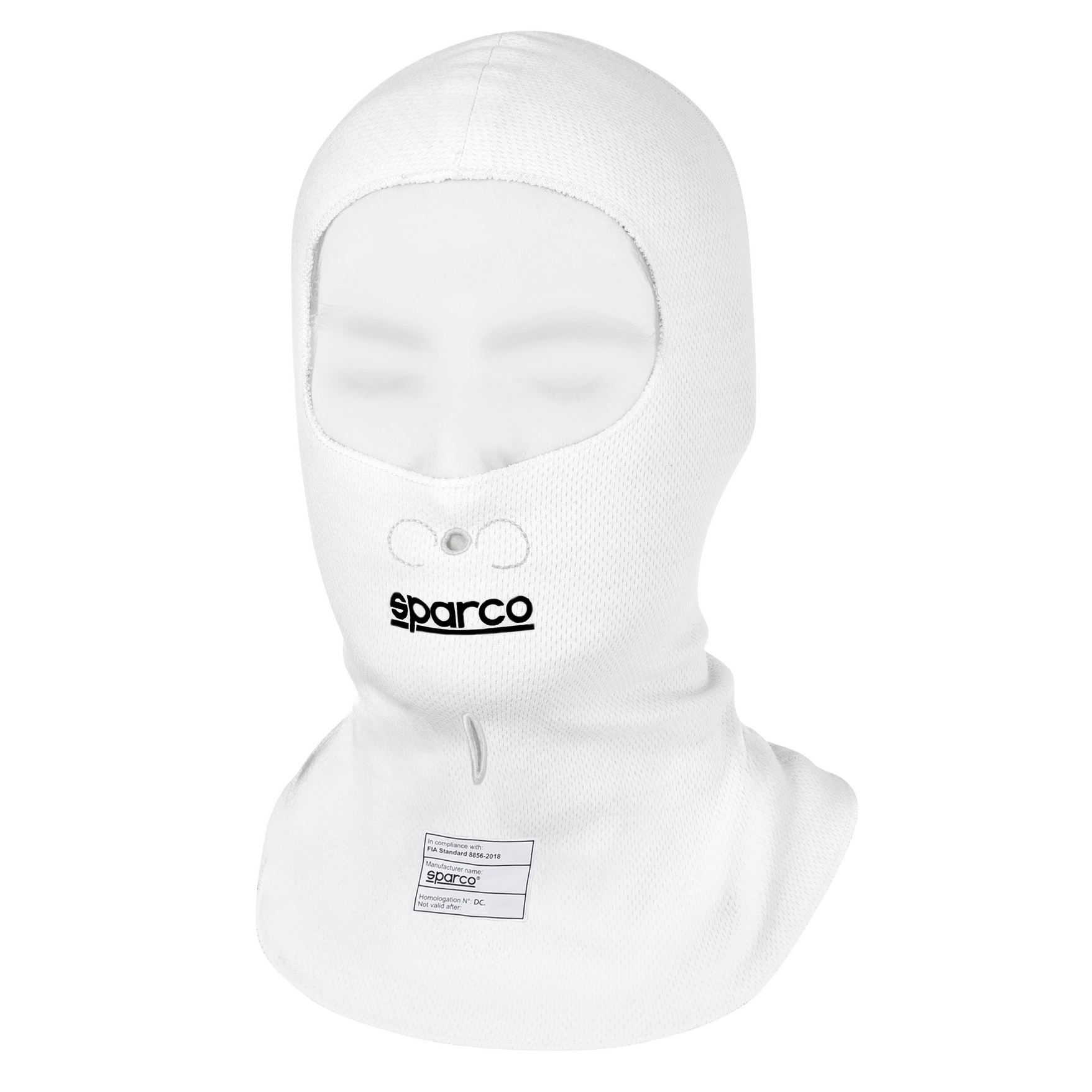 Balaclava Sparco Pista White