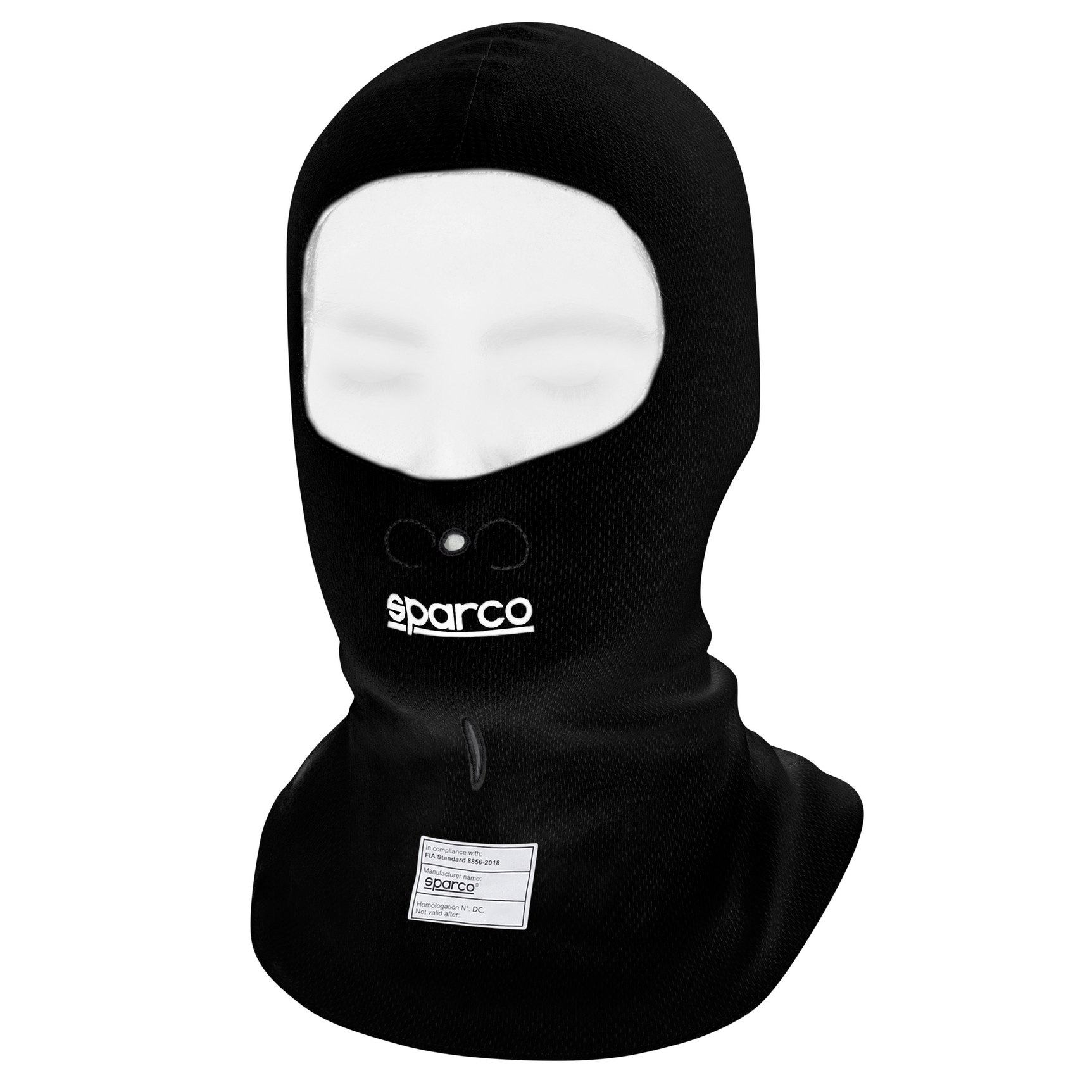 Balaclava Sparco Pista Black