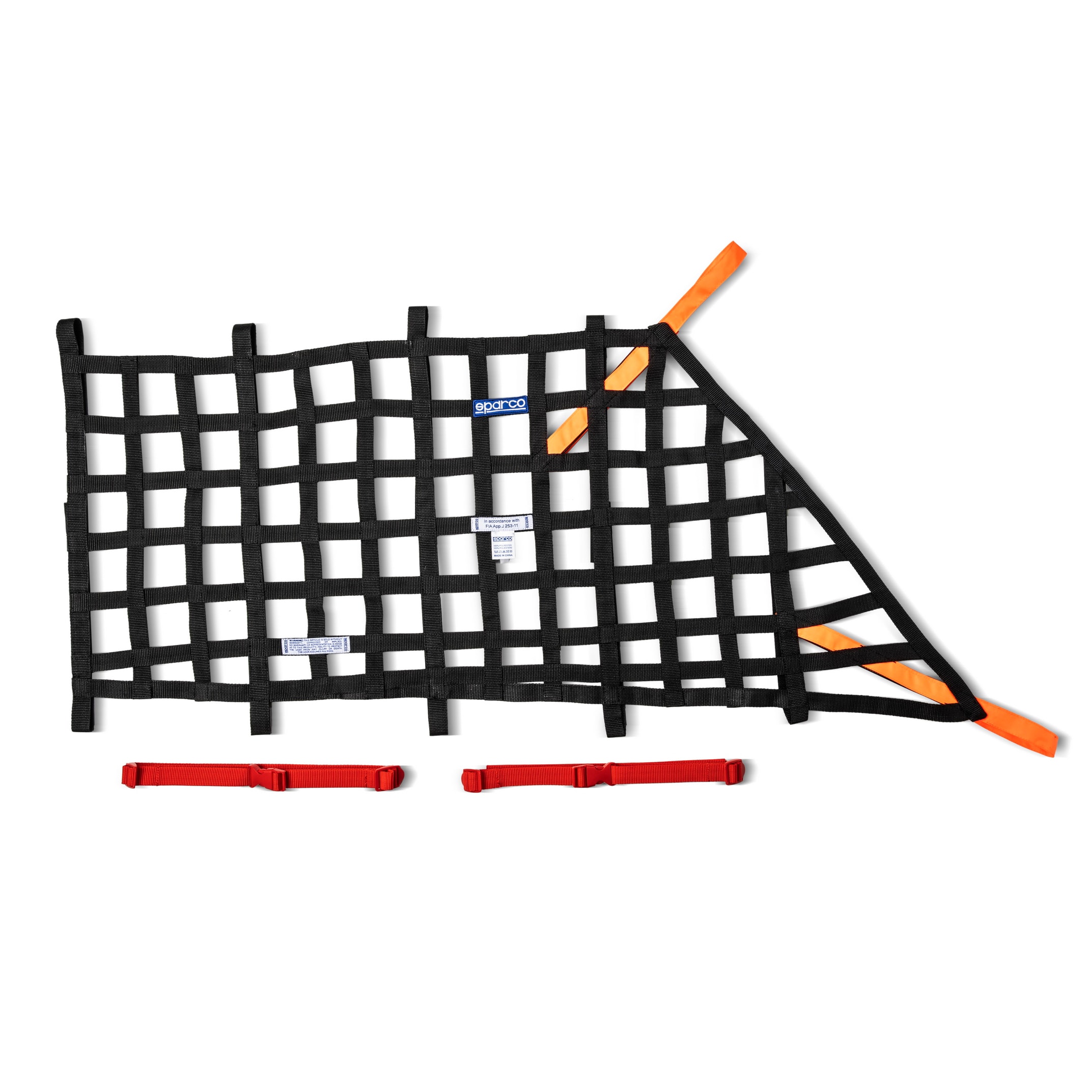 Window Safety Net Sparco T-Serie FIA Annex J Black