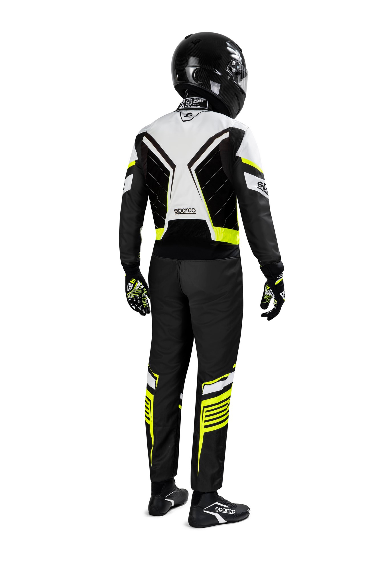 Racing Suit Sparco Prime K Black/Yellow