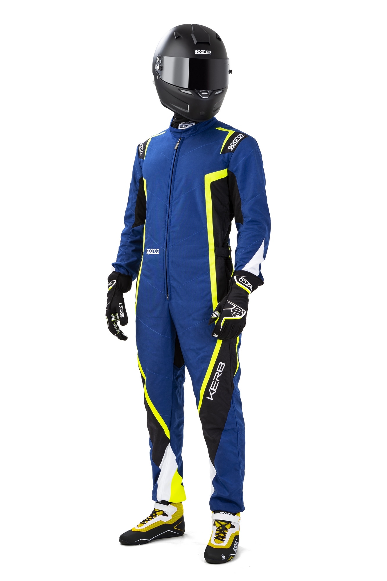 Karting Suit Sparco Kerb Blue/Yellow