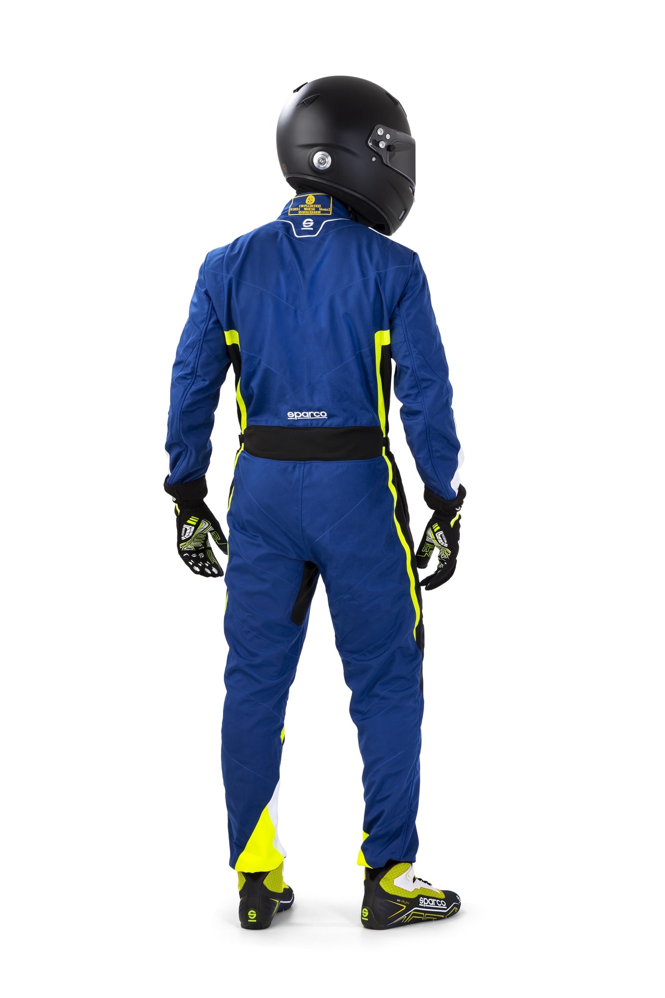 Karting Suit Sparco Kerb Blue/Yellow