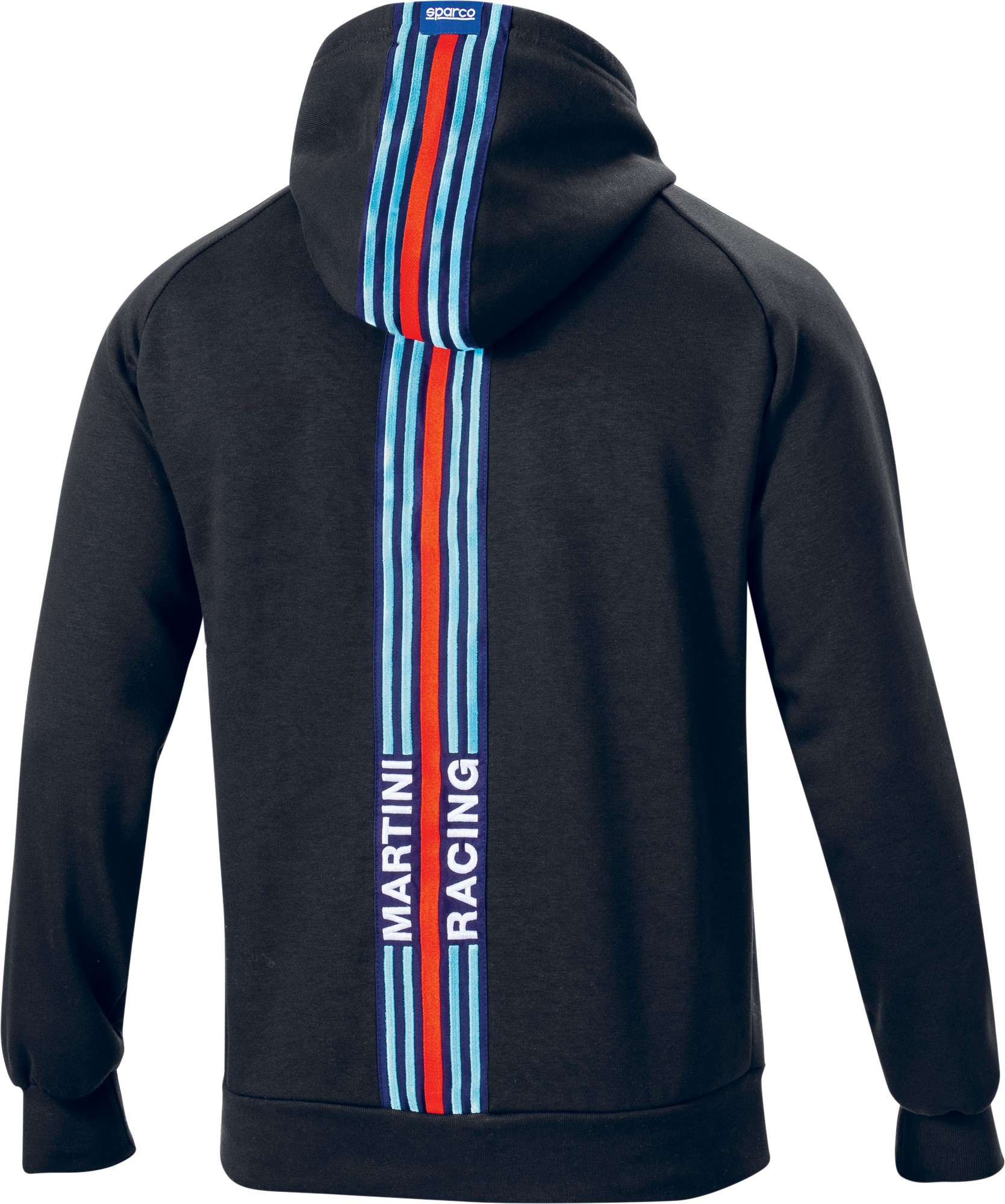 Hoodie Martini Big Stripes Black