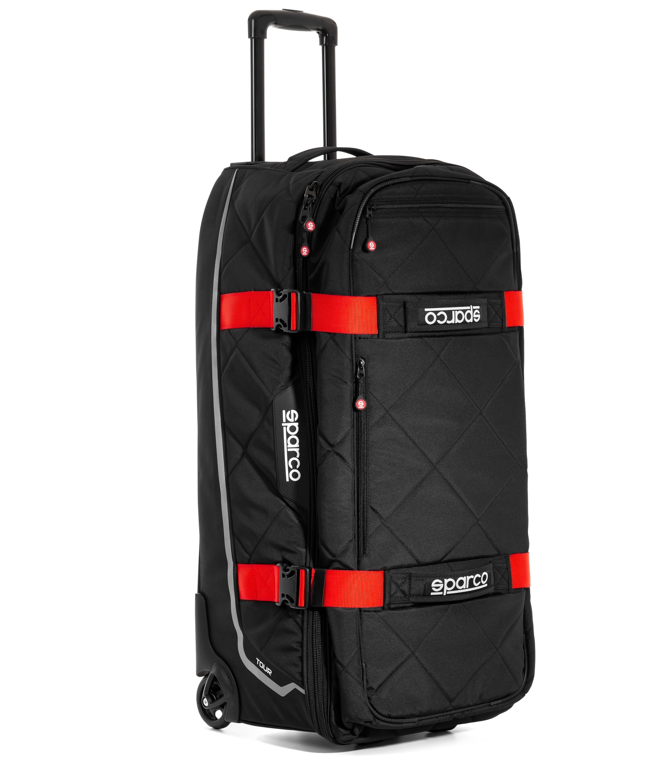 Trolley bag Sparco Tour Black Red