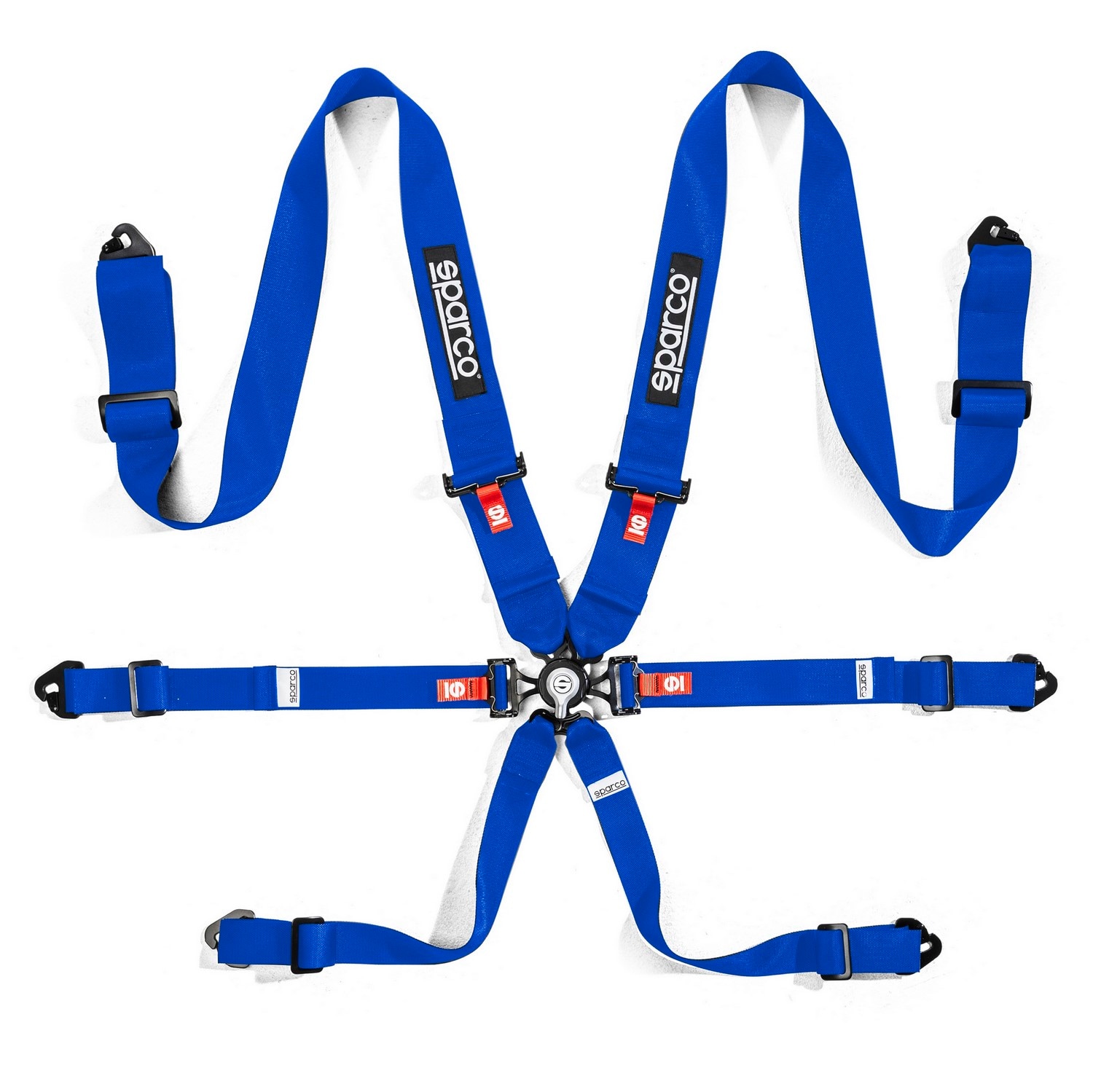 Harness Sparco Competition H-3 Steel 3" Blue