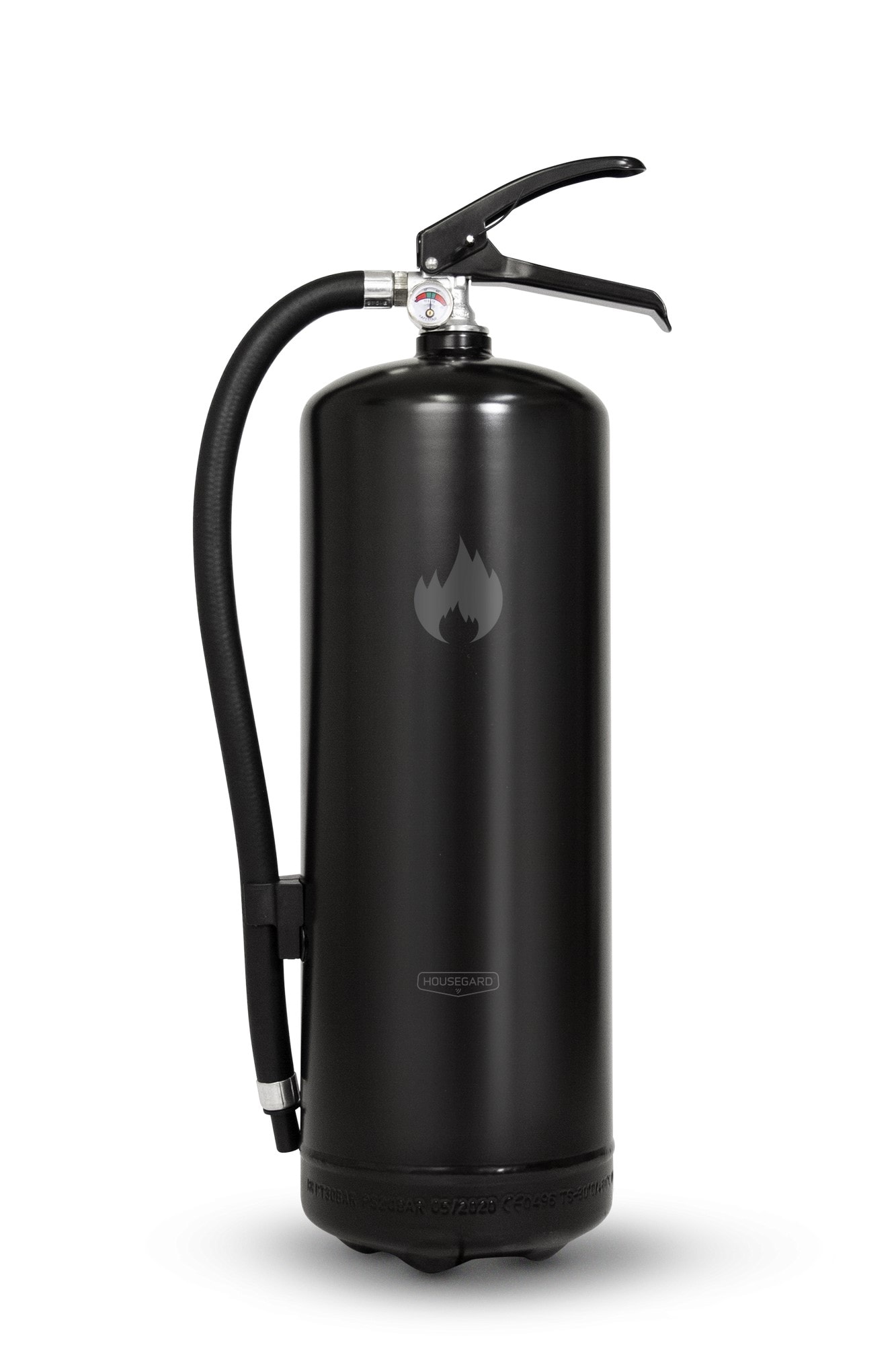 Design by Housegard  Fire Extinguisher, 6kg Powder, Black
