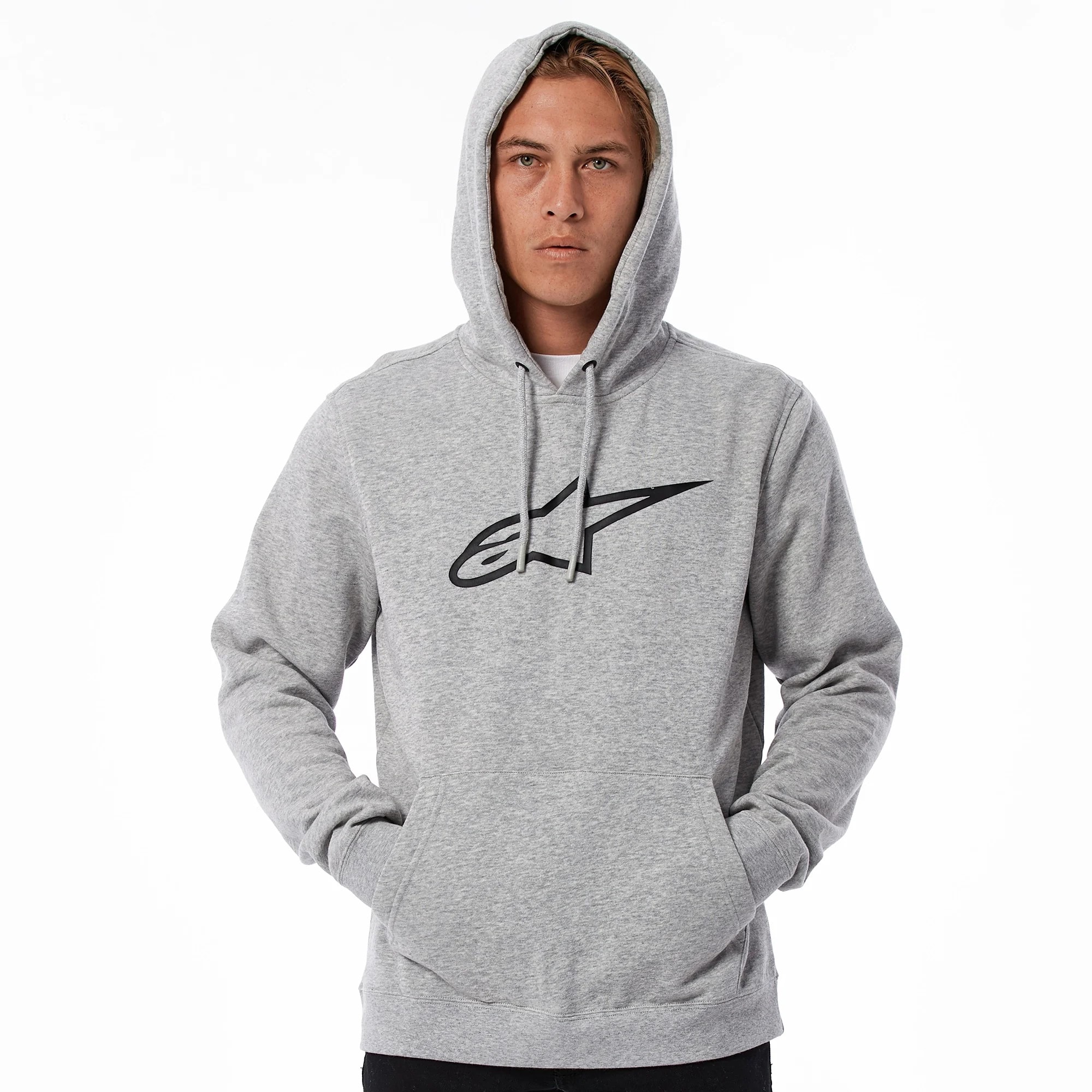 Hoodie Alpinestars Ageless V2 Grey melange