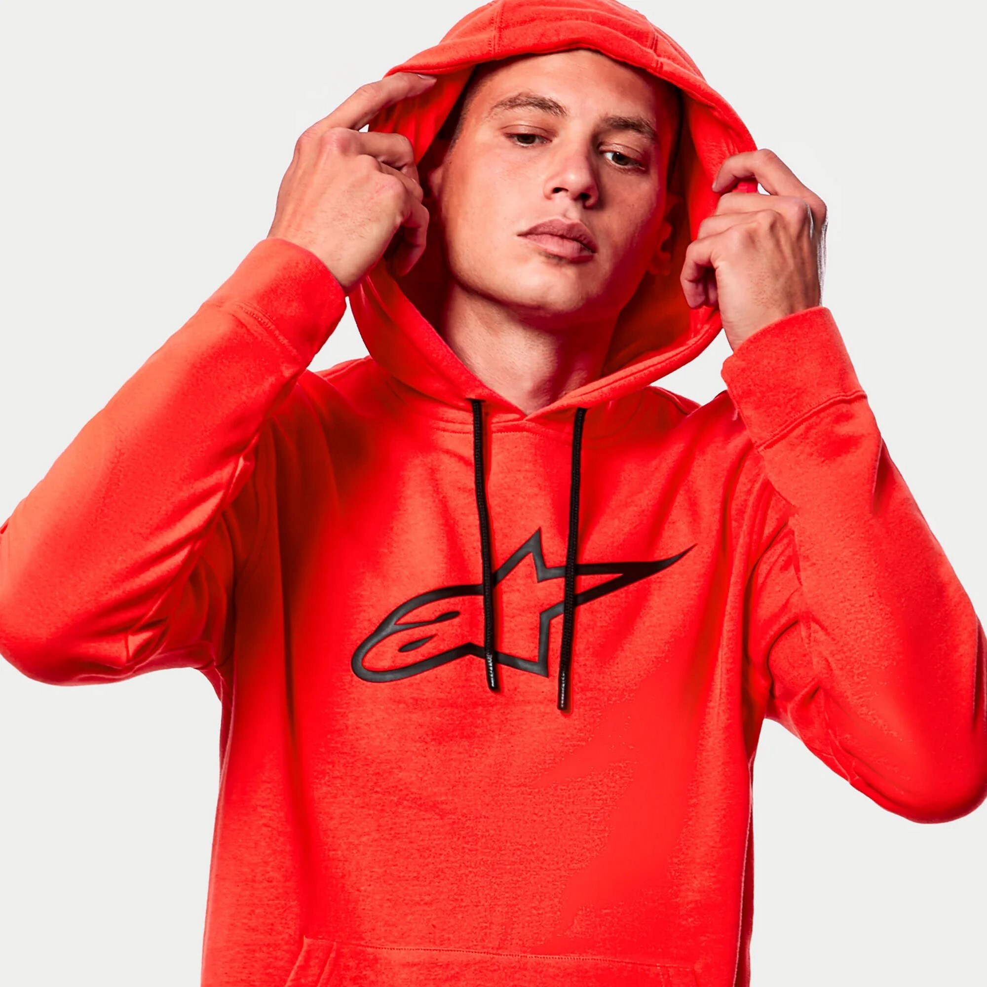 Hoodie Alpinestars Ageless V2 Red/Black