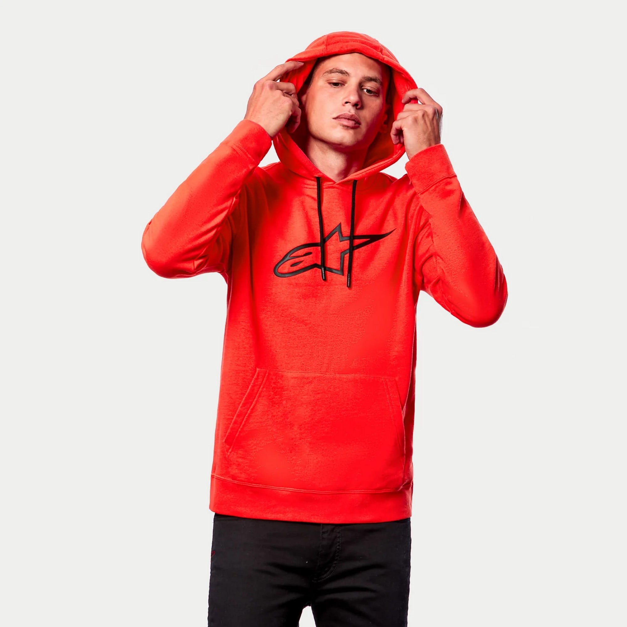 Hoodie Alpinestars Ageless V2 Red/Black