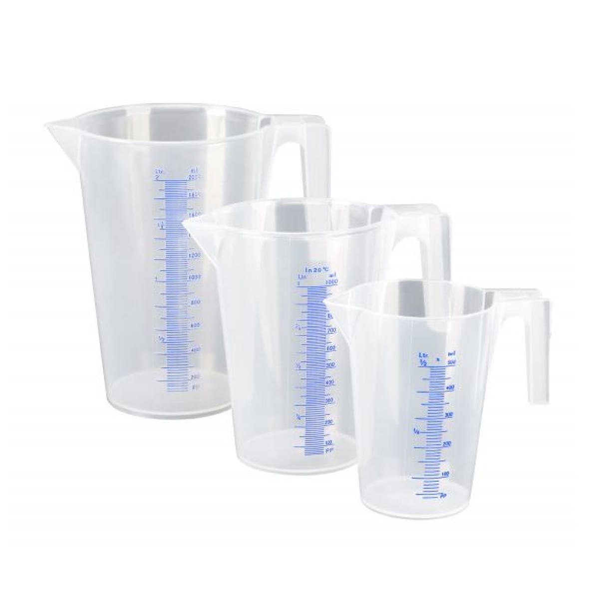 Measuring jug kit 0.5, 1, 2 liter