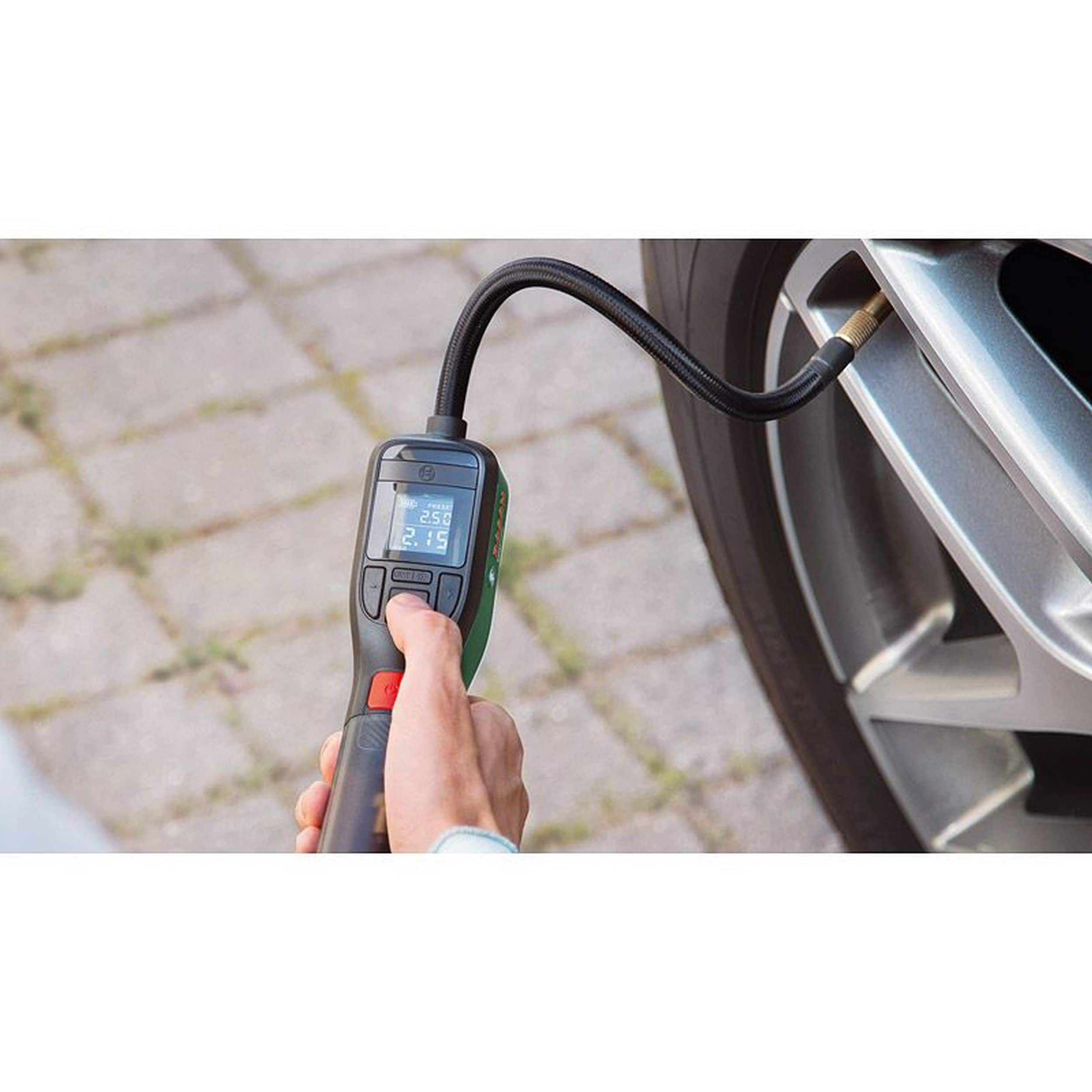 Bosch EasyPump Air pump with tire pressure gauge