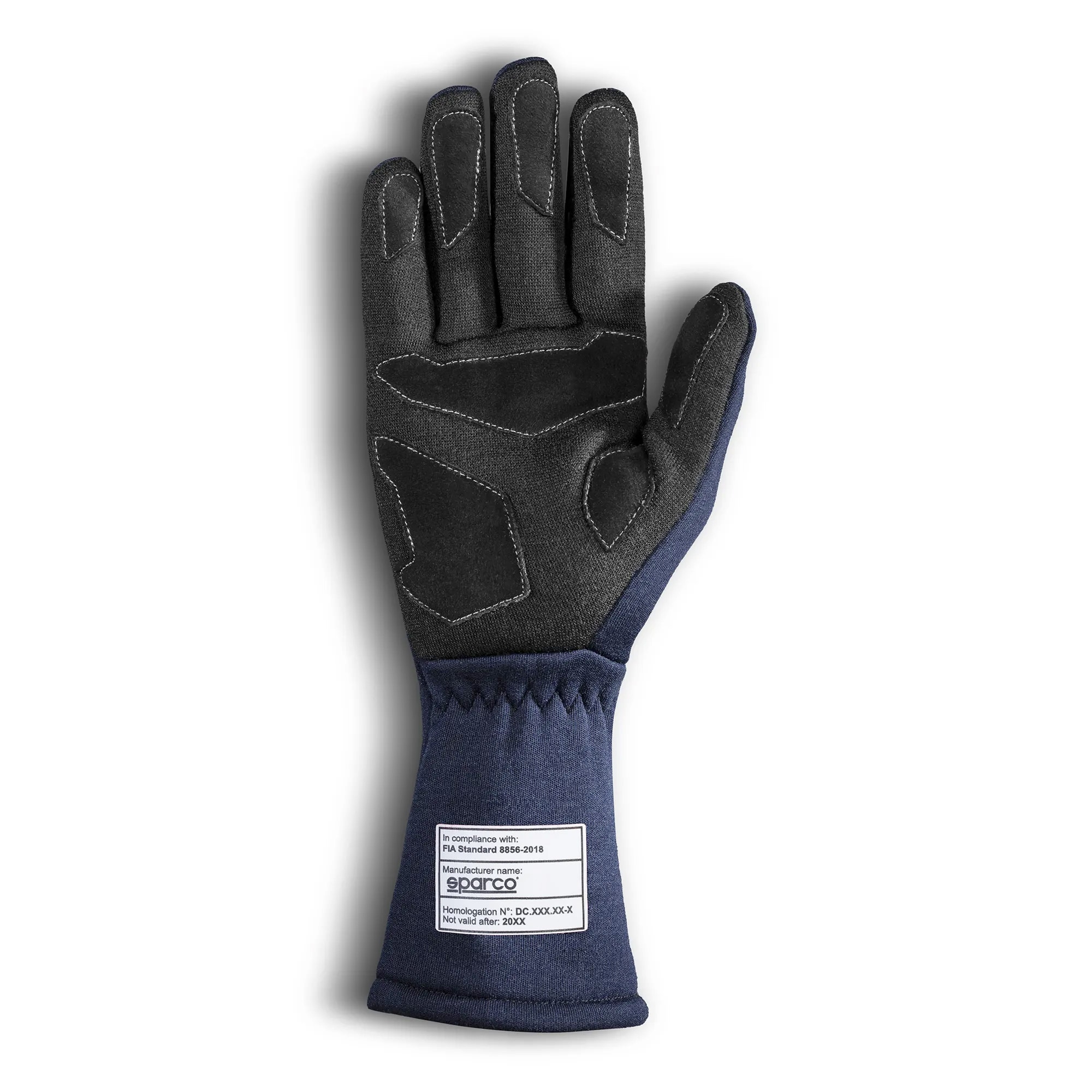 Racing Gloves Sparco Land Classic Blue