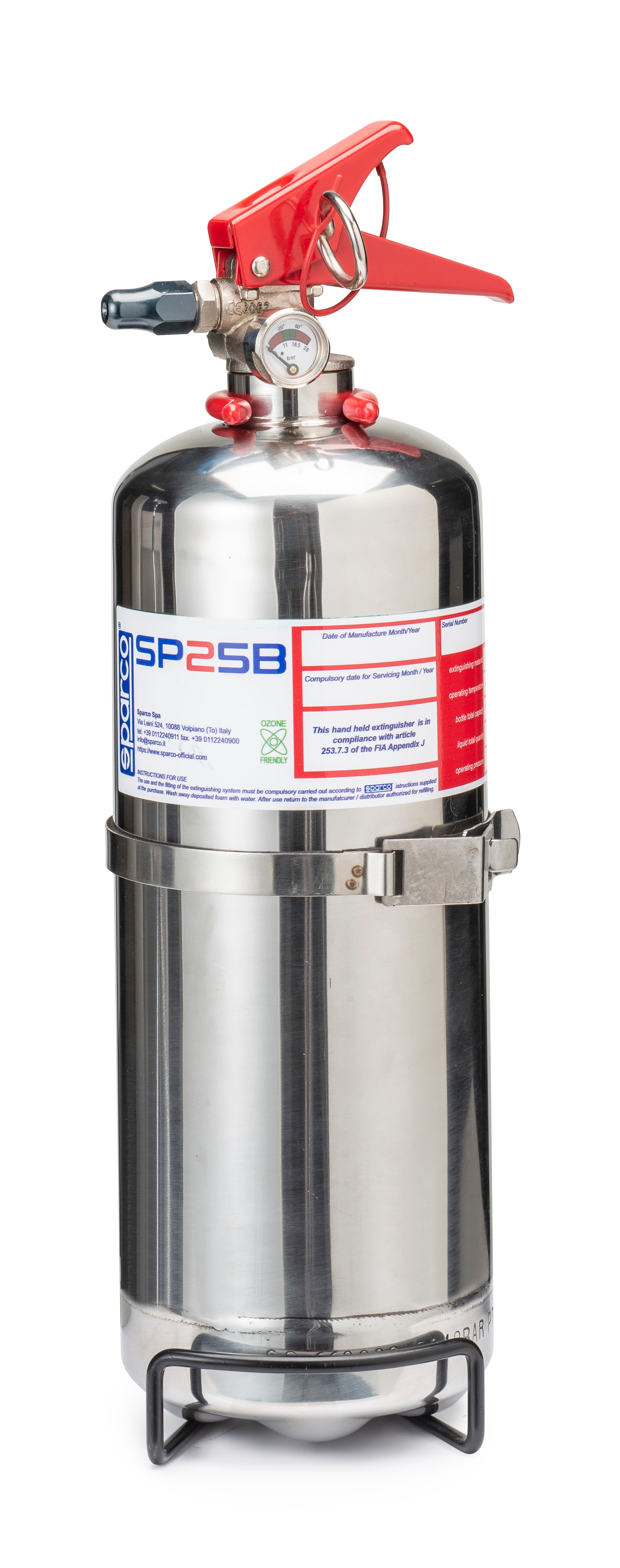 Sparco Fire Extinguisher FIA 2 lit