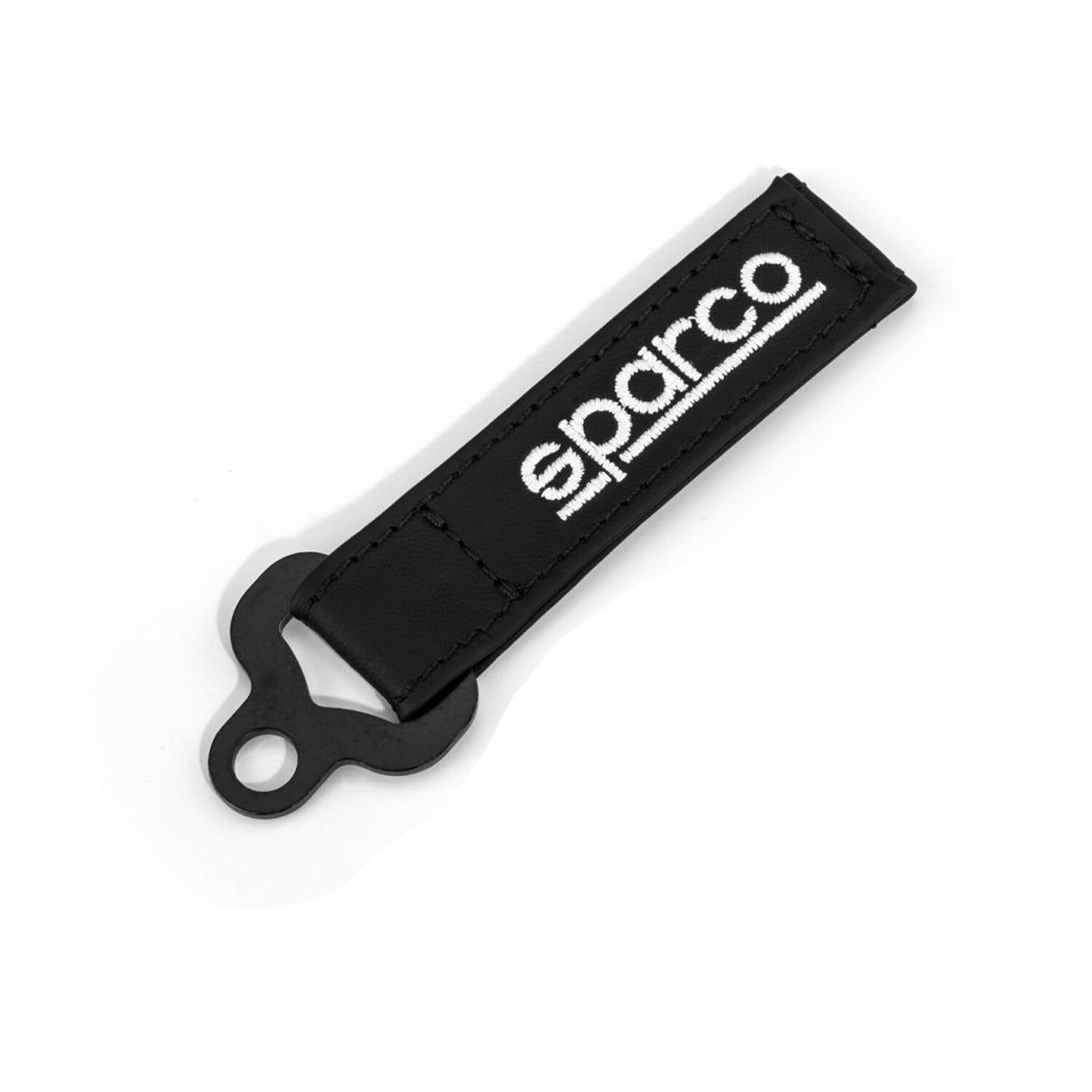 Keyring Sparco Leather Black