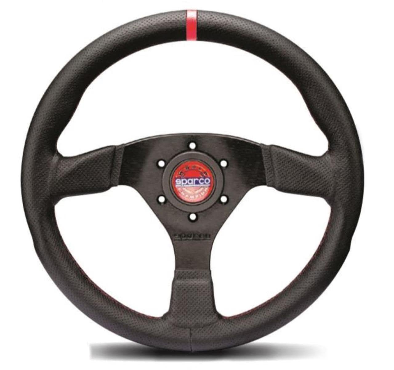 Steering Wheel Sparco 383 Champion Flat Red