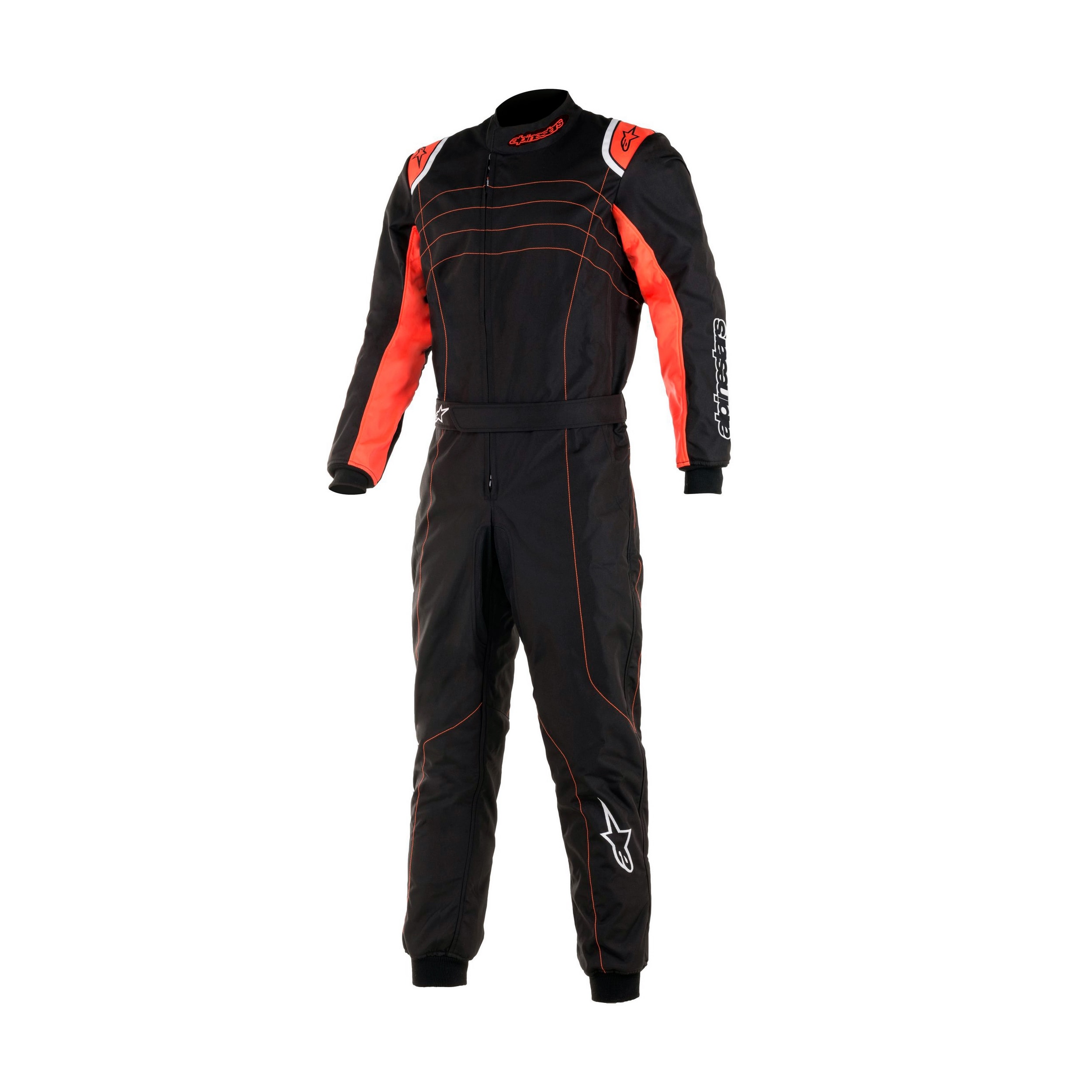 Karting Suit Alpinestars KMX-9 V3 Black/Red Fluo