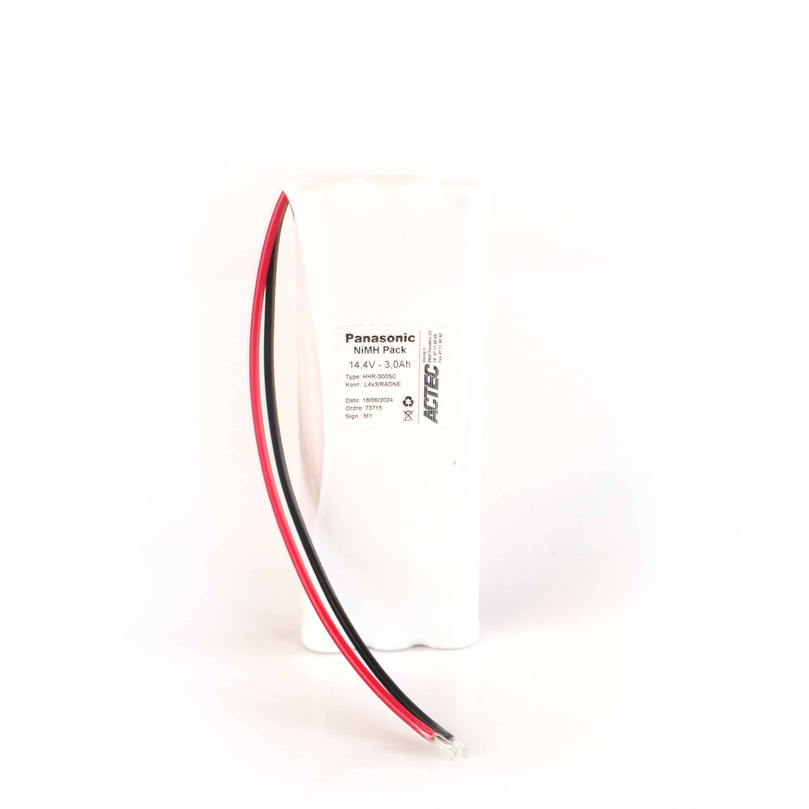 Battery 12 cells, 14,4 V 3000 mAh