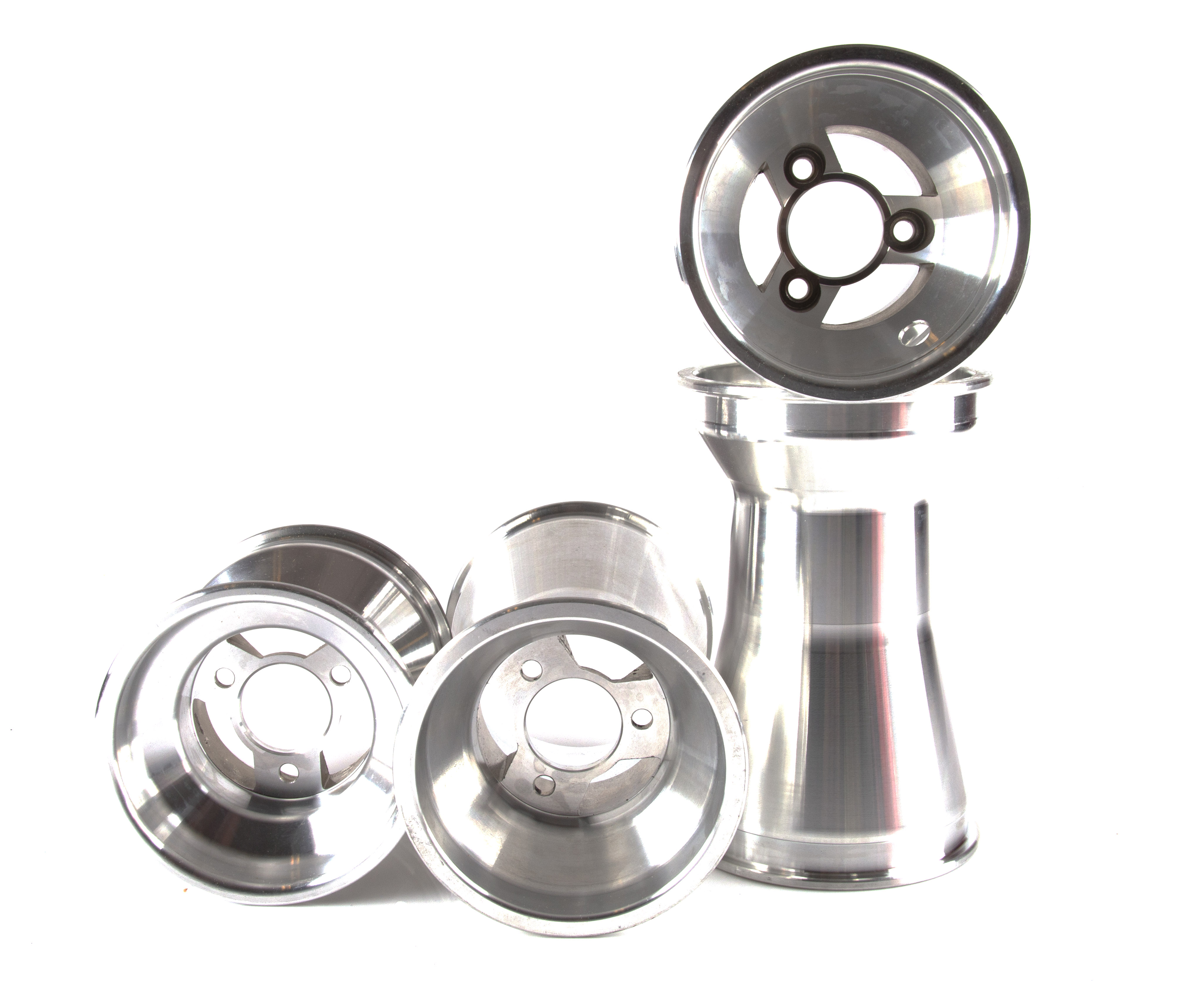 Wheel Kit Aluminium 130 mm + 210 mm