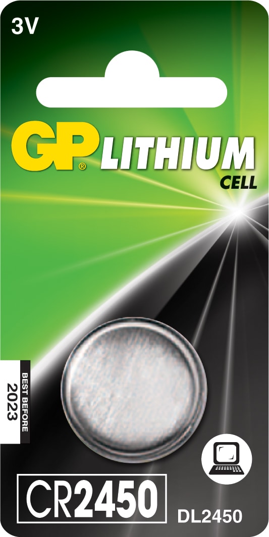 GP Button Cell battery Lithium CR2450