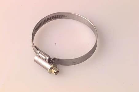 Hose clip for inlet silencer