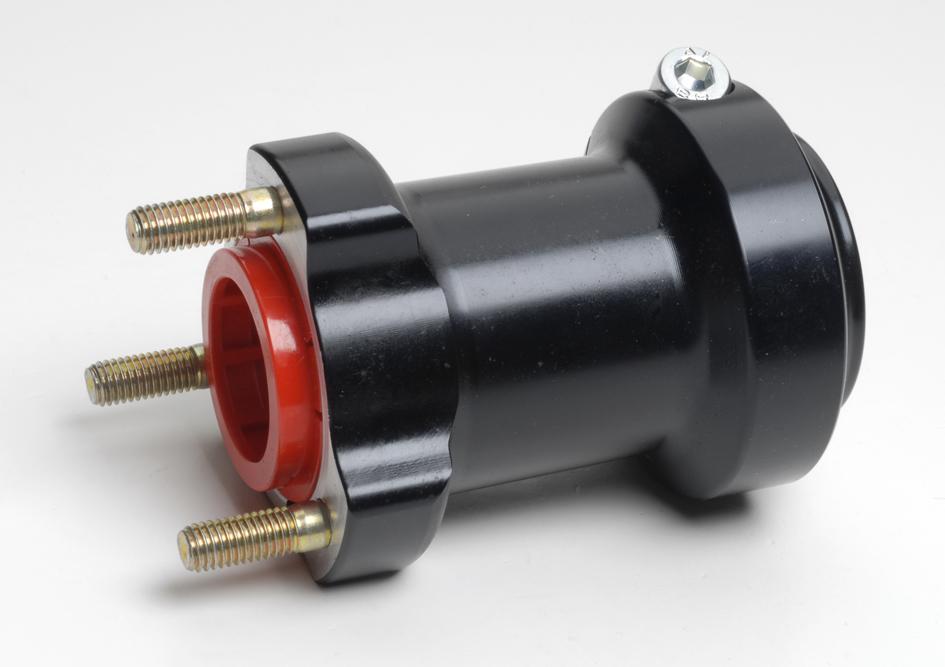 Rear hub 40mm x 95 black  Aluminium