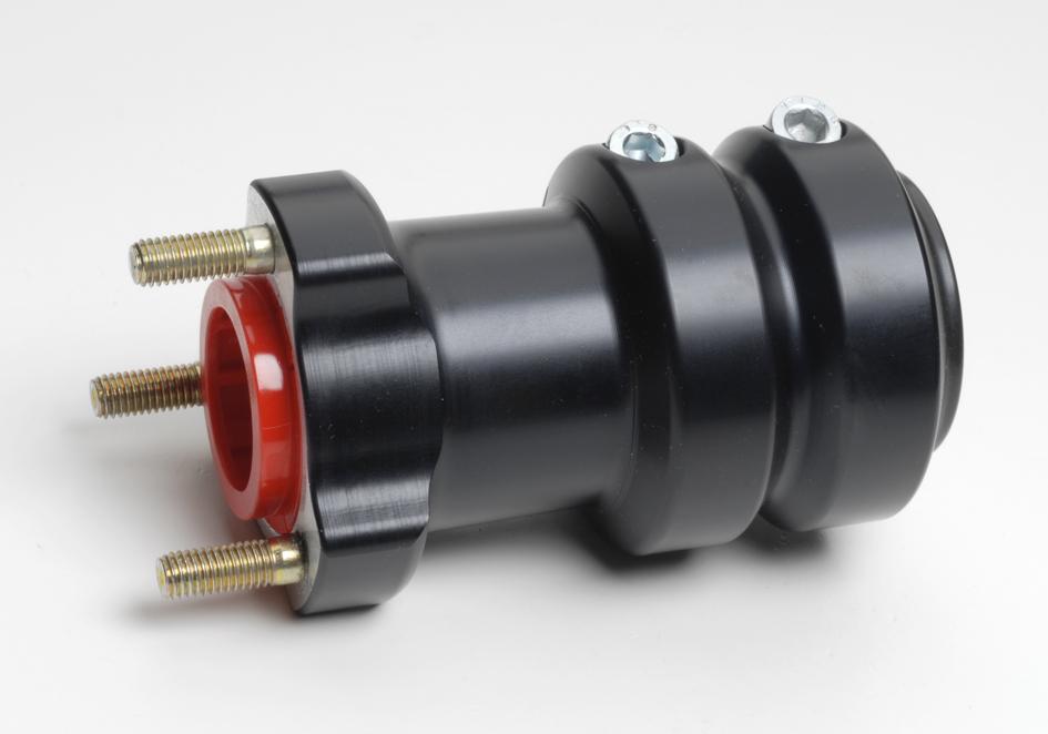 Rear hub  40mm x 115 black Aluminium