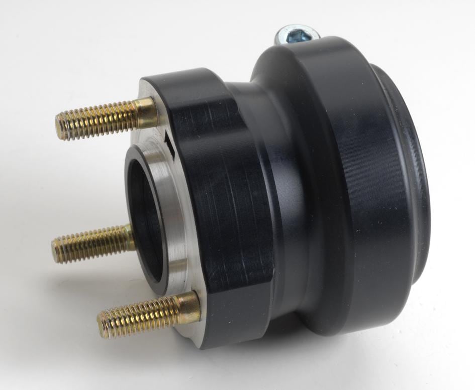 Rear hub 50mm x 65 black Aluminium