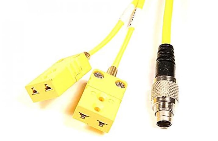 Temperature sensor cable AIM Yellow/yellow for My5 2T