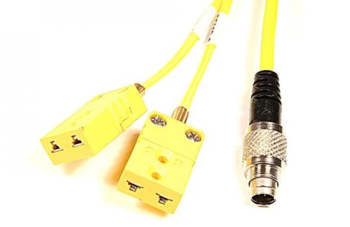 Temperature sensor cable AIM Yellow/yellow for My5/6 2T
